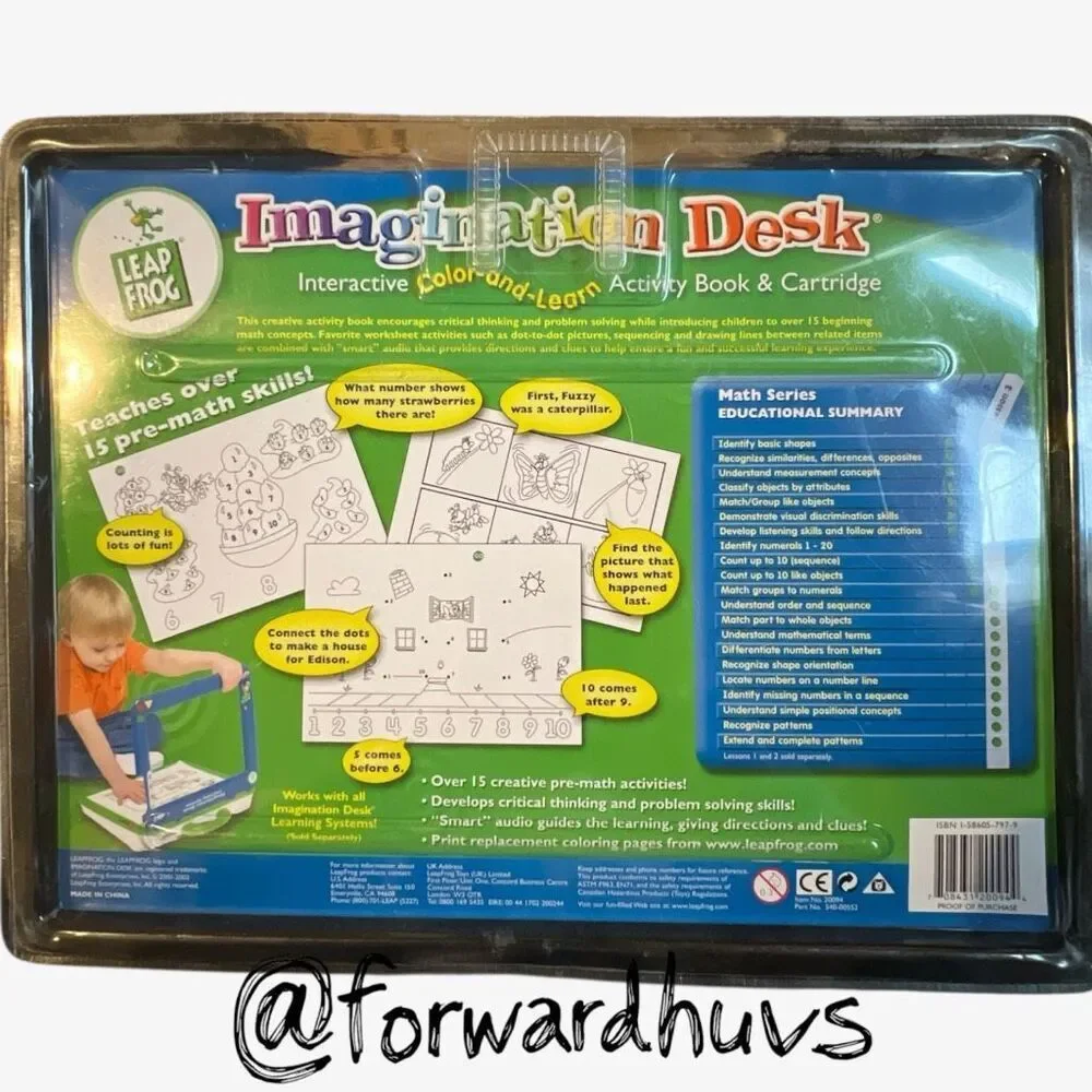 LeapFrog Imagination Desk Pre‑K Math Games Lesson 3 – Sealed